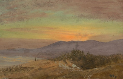 Picture of HUDSON VALLEY, SUNSET 1869