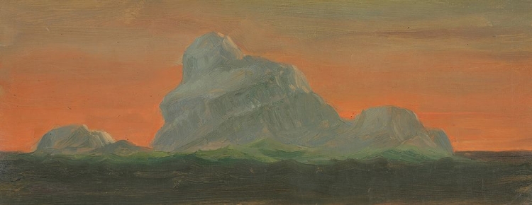 Picture of ICEBERG AGAINST EVENING SKY 1859