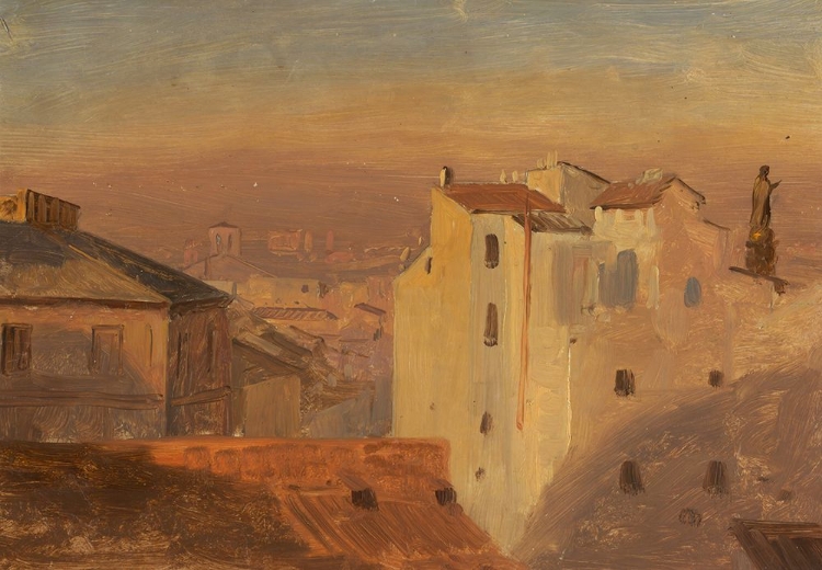 Picture of ROOFTOPS, ROME, ITALY 1868