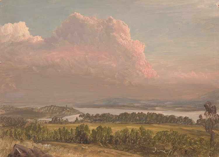Picture of SUNSET ACROSS THE HUDSON VALLEY 1870