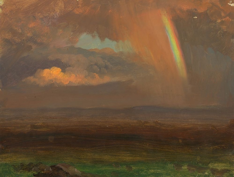 Picture of SUNSET OVER BROAD LANDSCAPE 1865