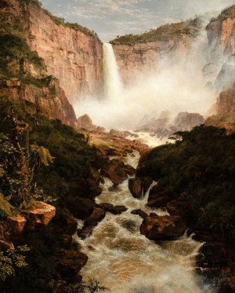 Picture of THE FALLS OF THE TEQUENDAMA NEAR BOGOTA, NEW GRANADA 1854