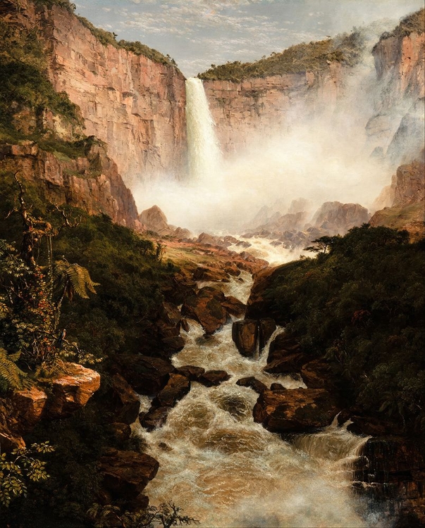 Picture of THE FALLS OF THE TEQUENDAMA NEAR BOGOTA, NEW GRANADA 1854