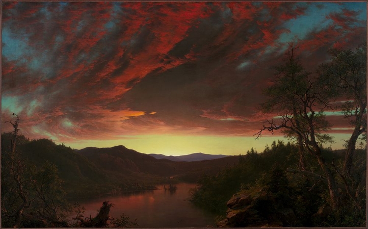 Picture of TWILIGHT IN THE WILDERNESS 1860