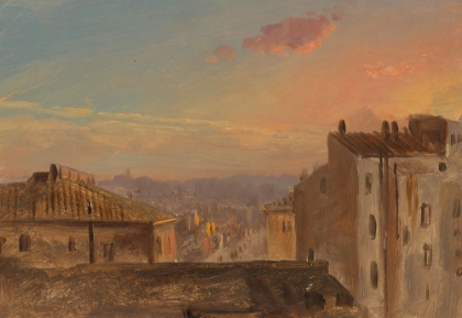 Picture of VIEW OF ROME 1868