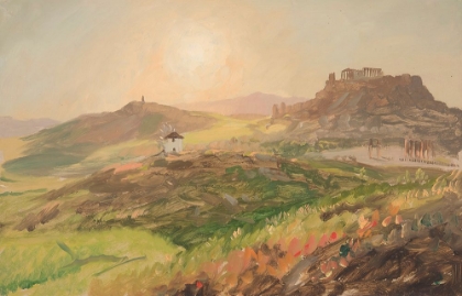Picture of VIEW OF THE ACROPOLIS, ATHENS 1869
