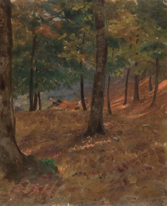 Picture of WOODLAND SCENE 1870