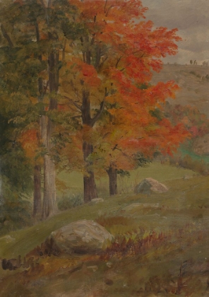Picture of WOODS IN AUTUMN 1865