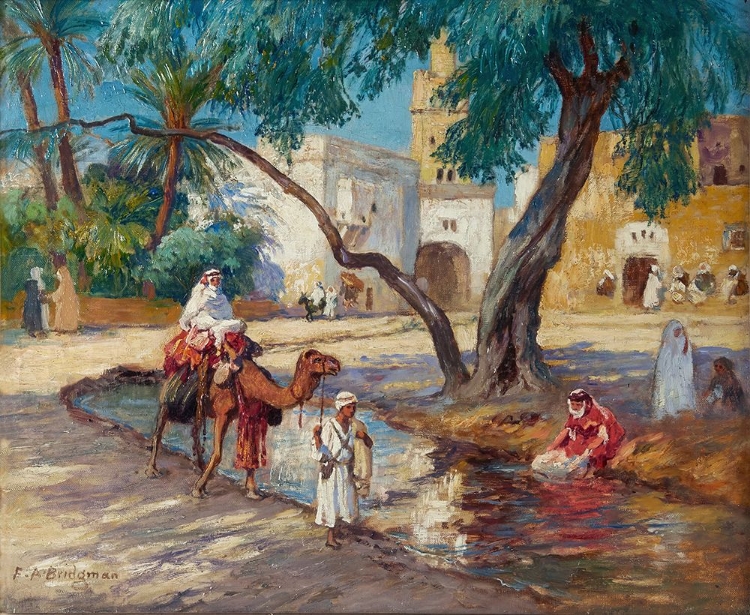 Picture of A VIEW OF AN ALGERIAN VILLAGE