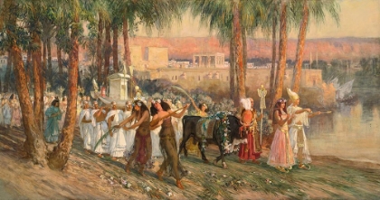 Picture of AN EGYPTIAN PROCESSION 1902