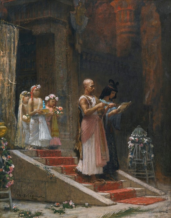 Picture of AN EGYPTIAN PROCESSION