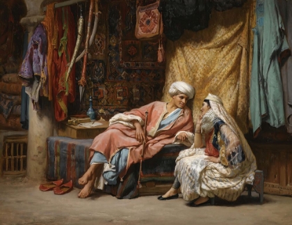 Picture of IN THE SOUK, TUNIS 1874
