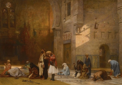 Picture of PRAYER IN THE MOSQUE, CAIRO 1876
