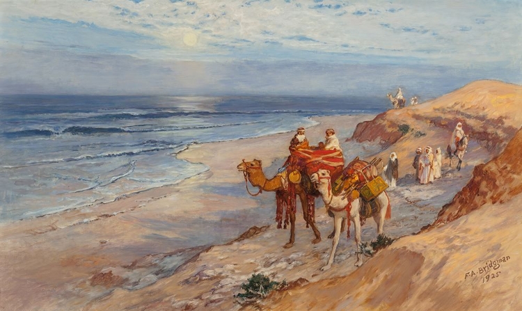 Picture of ON THE COAST OF THE ATLANTIC TANGIER  1925