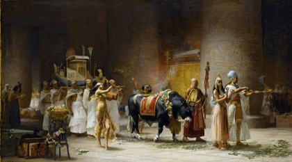 Picture of THE PROCESSION OF THE BULL APIS 1879