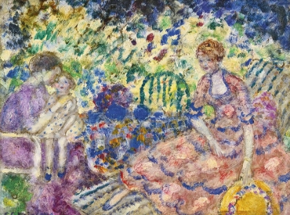 Picture of BREAKFAST IN THE GARDEN 1916