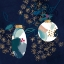 Picture of CRAFTY BLUE CHRISTMAS I