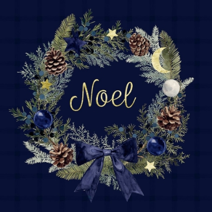 Picture of BLUE JUNIPER WREATH I