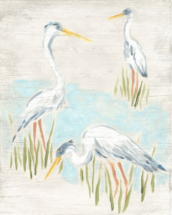 Picture of DRIFTWOOD HERON VIGNETTE I