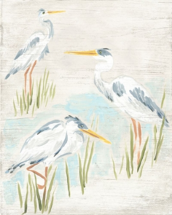 Picture of DRIFTWOOD HERON VIGNETTE II