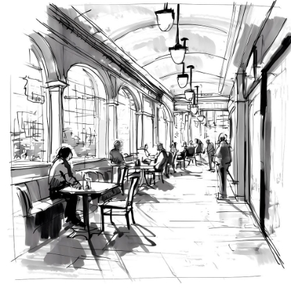 Picture of PARIS CAFE IV