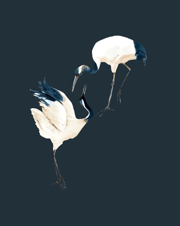 Picture of CRANES ON INDIGO I