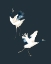 Picture of CRANES ON INDIGO II