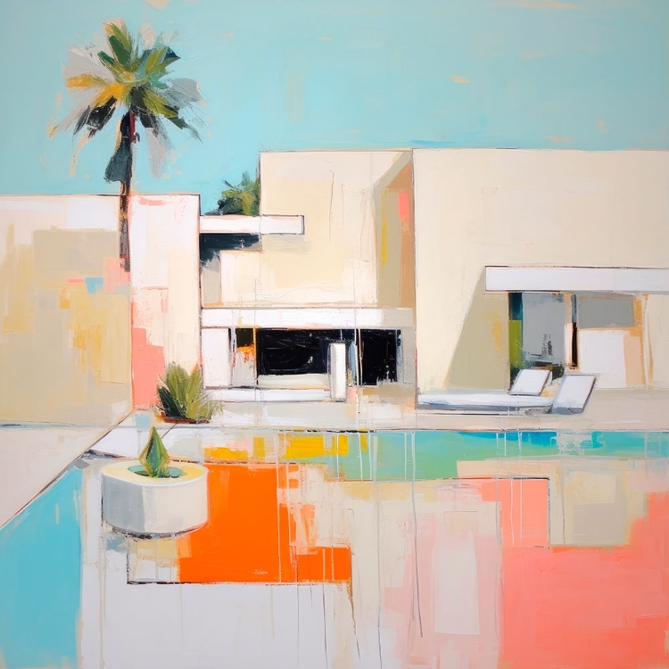 Picture of MODERN POOL HOUSE I