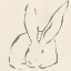 Picture of LINEAR RABBIT I