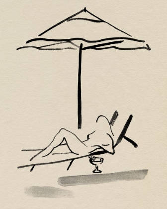Picture of LAYING ON THE BEACH II