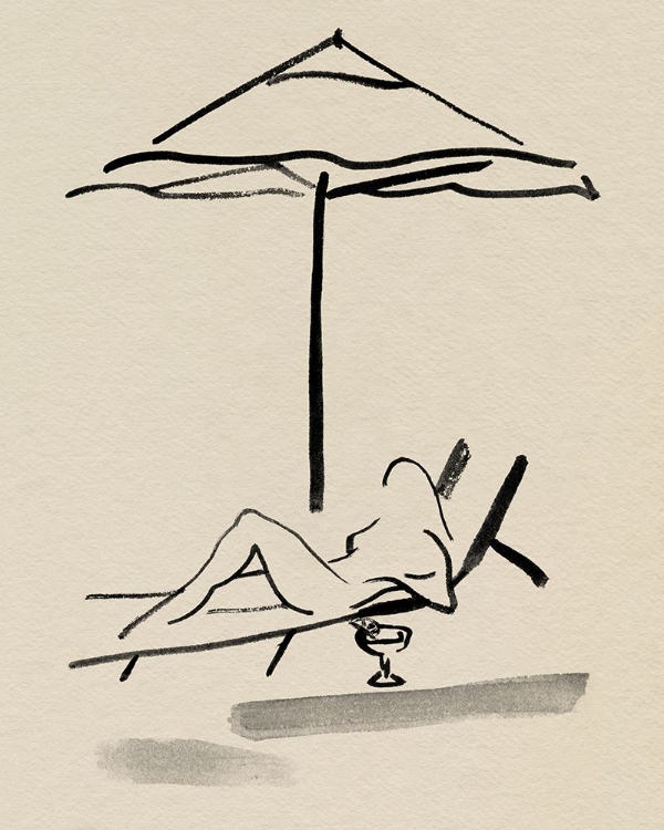 Picture of LAYING ON THE BEACH II