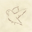 Picture of BRUSH BIRD I