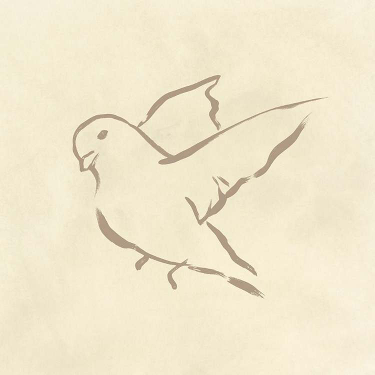 Picture of BRUSH BIRD I