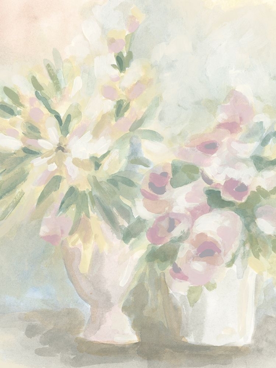 Picture of FADED FLORAL FRESCO I