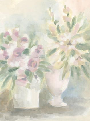 Picture of FADED FLORAL FRESCO II