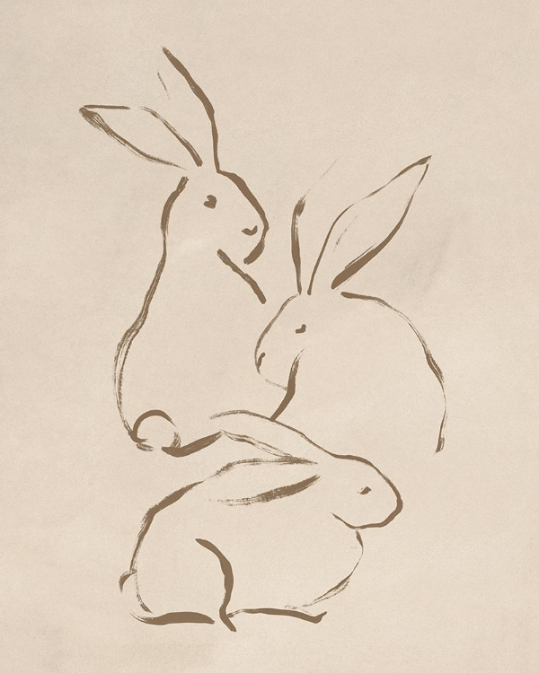 Picture of EARTHTONE RABBIT SKETCH II