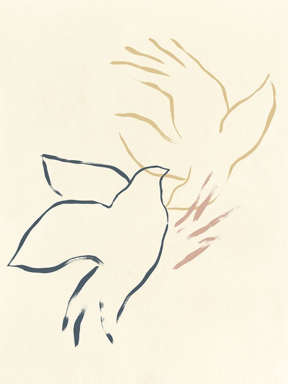 Picture of ABSTRACT FLOCK I