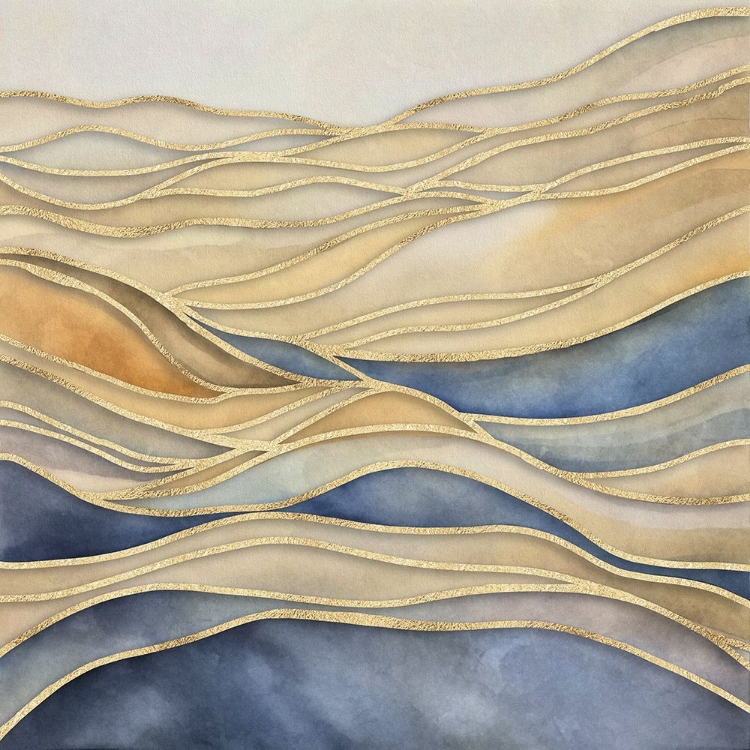 Picture of A GOLDEN LANDSCAPE I