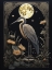 Picture of HERON BY MOON I