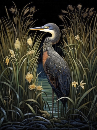 Picture of HERON BY MOON II