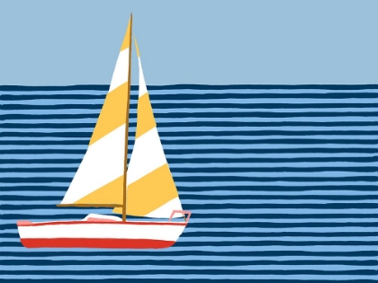 Picture of SAILBOAT STRIPES I