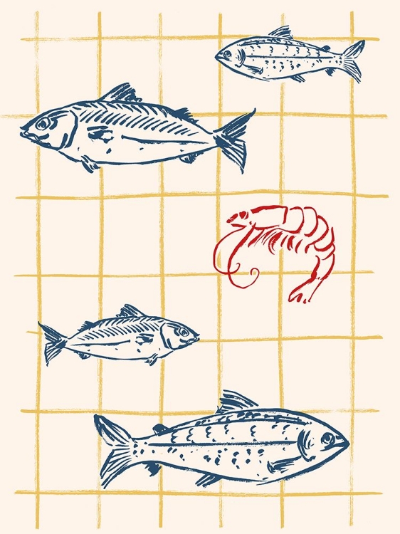 Picture of SALTY SEA FRIENDS I