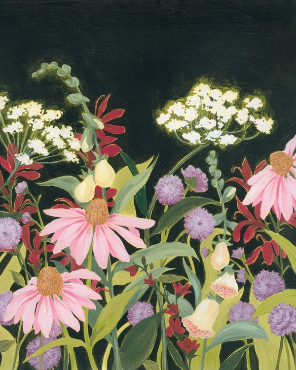 Picture of MOONLIT WILDFLOWERS II