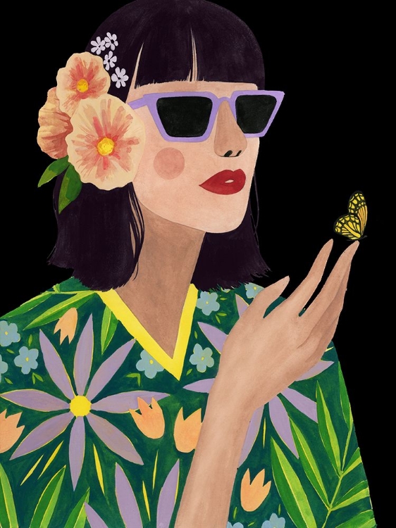 Picture of MIDNIGHT BUTTERFLY KISS II