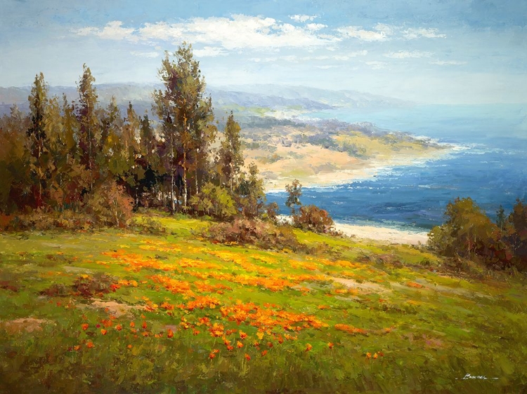 Picture of POPPIES ABOVE THE SEA
