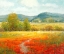 Picture of RED FIELDS I