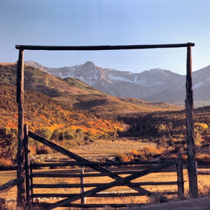 Picture of WESTERN RANCH IN AUTUMN