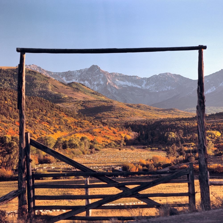 Picture of WESTERN RANCH IN AUTUMN