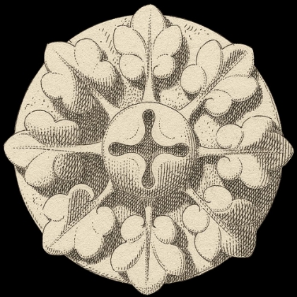 Picture of ARCHITECTURAL ROSETTE II
