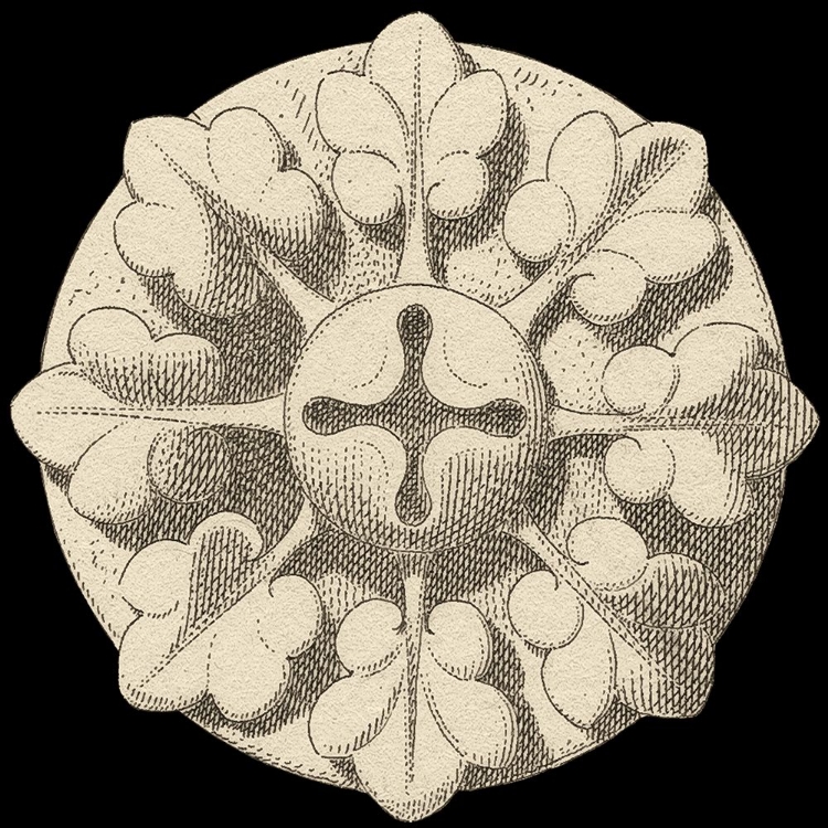 Picture of ARCHITECTURAL ROSETTE II